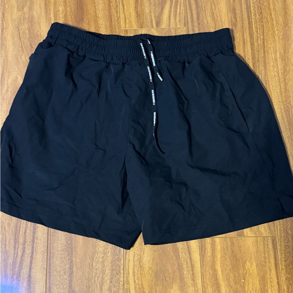 Revolution Black  Gym Shorts men’s size Large